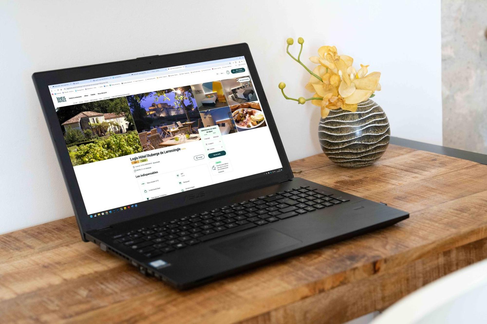 Logis L'Auberge De Larressingle Eksteriør bilde